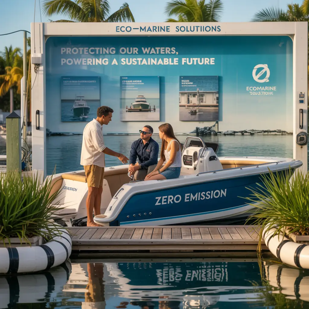 Sustainable outboard engine maintenance with green tools in Miami